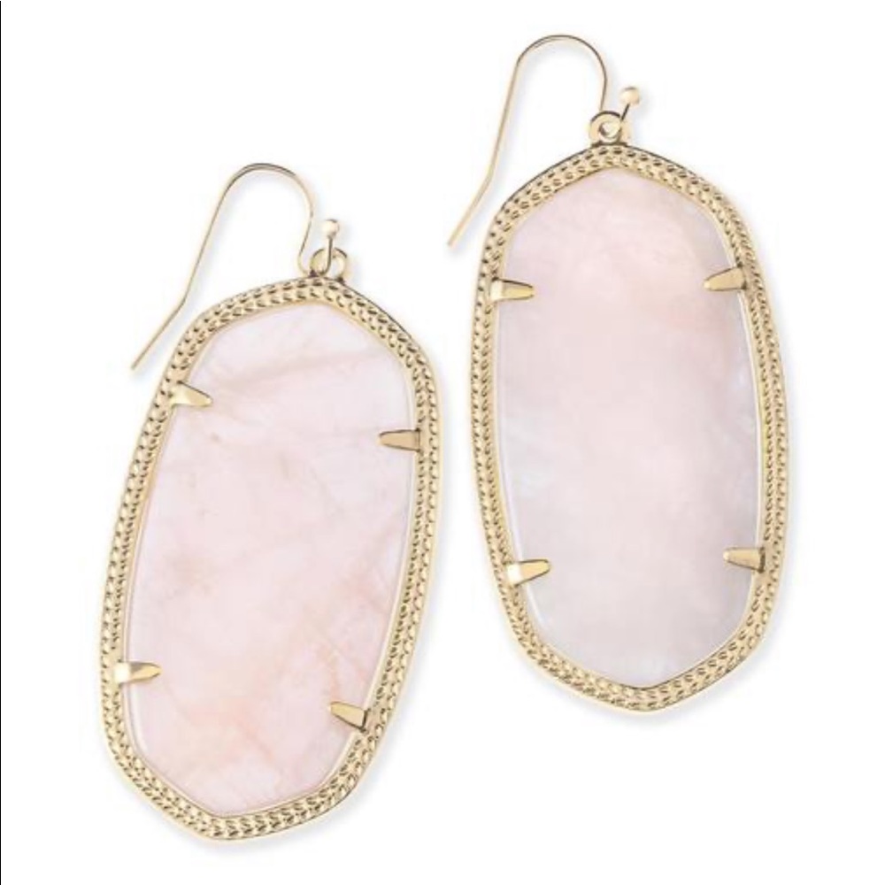 Rose Quartz Danielle Earrings